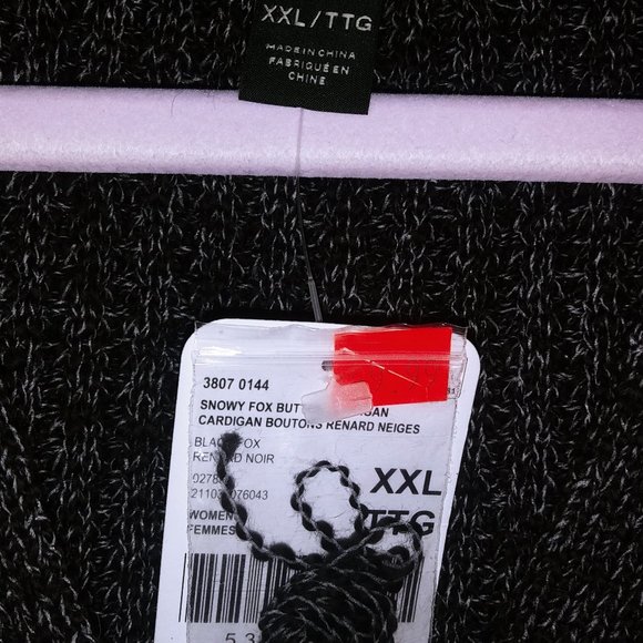 Roots Snowy Fox Button Cardigan XXL - Picture 3 of 3